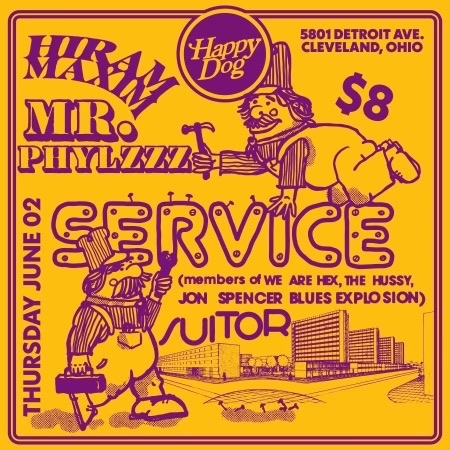 S-E-R-V-I-C-E - Happy Dog, Cleveland, OH, US (2 June 2022)