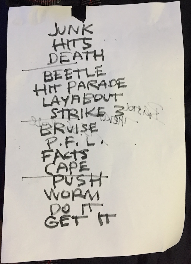 Jon Spencer & The HITmakers – Thekla, Bristol, UK (15 June 2022) - Set List