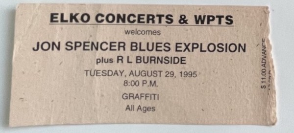 The Jon Spencer Blues Explosion - Graffiti, Pittsburgh, PA, US (29 August 1995)