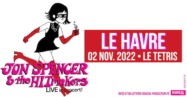 Jon Spencer & the HITmakers - Le Tetris, Le Havre, France (2 November 2022)