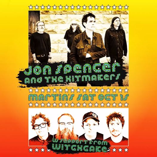 Jon Spencer & The HITmakers – Martin’s, Jackson, MS, US (15 October 2022)