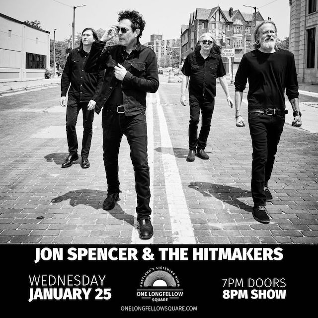Jon Spencer & the HITmakers - One Longfellow Square, Portland, ME, US (25 January 2023)