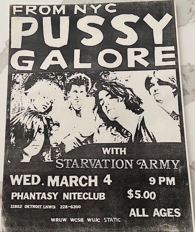Pussy Galore - Phantasy Niteclub, Lakewood, OH, US (4 March 1987)
