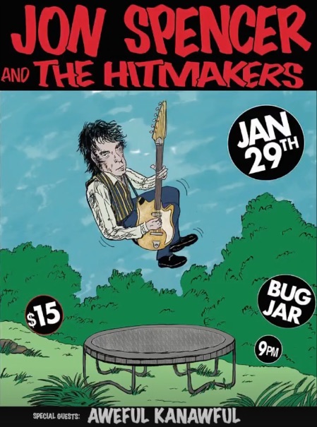 Jon Spencer & the HITmakers – Bug Jar, Rochester, NY, US (29 January 2023)