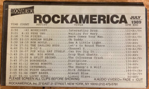 V/A feat. Pussy Galore – Rockamerica July 1989 (VIDEO, US) - Front