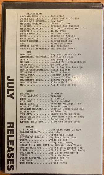 V/A feat. Pussy Galore – Rockamerica July 1989 (VIDEO, US) - Front