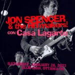 Jon Spencer & the HITmakers – Club Saw, Ottawa, ON, Canada (28 January 2023)
