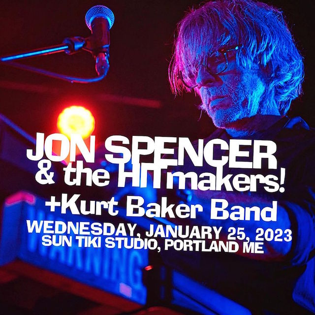 Jon Spencer & the HITmakers - Sun Tiki Studios, Portland, ME, US (25 January 2023)