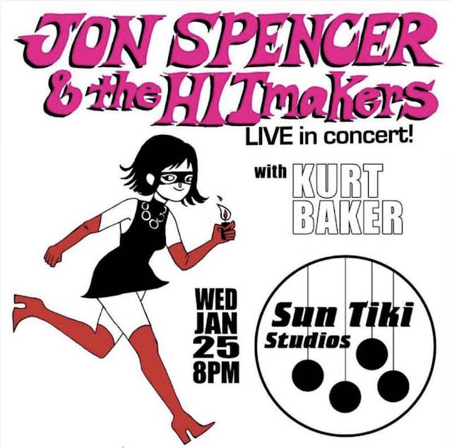 Jon Spencer & the HITmakers - Sun Tiki Studios, Portland, ME, US (25 January 2023)