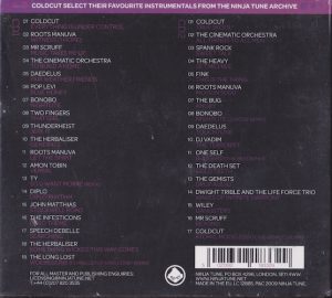 V/A feat. Coldcut - Select Ninja Tune Instrumentals (CD, UK) - Rear V/A feat. Coldcut - Select Ninja Tune Instrumentals (CD, UK)