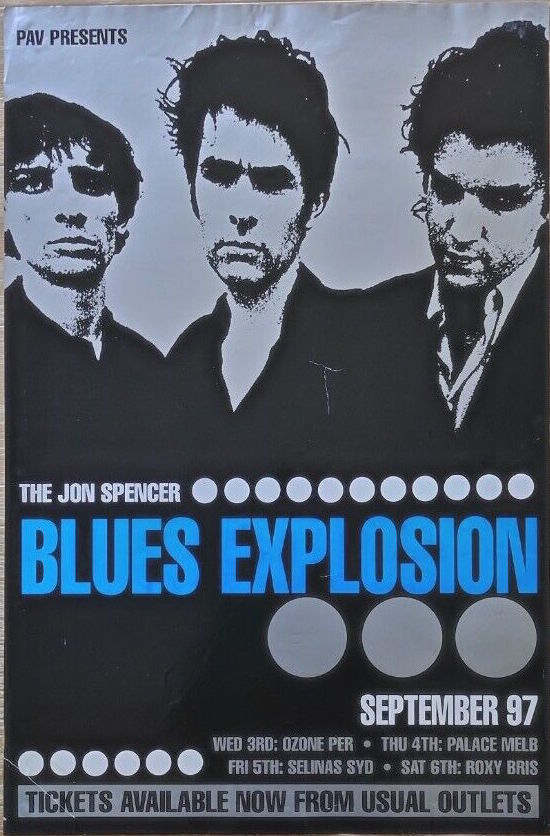 The Jon Spencer Blues Explosion – Australian Tour (POSTER, AUSTRALIA)