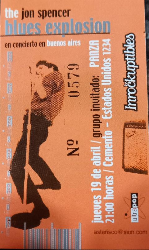 The Jon Spencer Blues Explosion - Cemento, Buenos Aires, Argentina (19 April 2001)