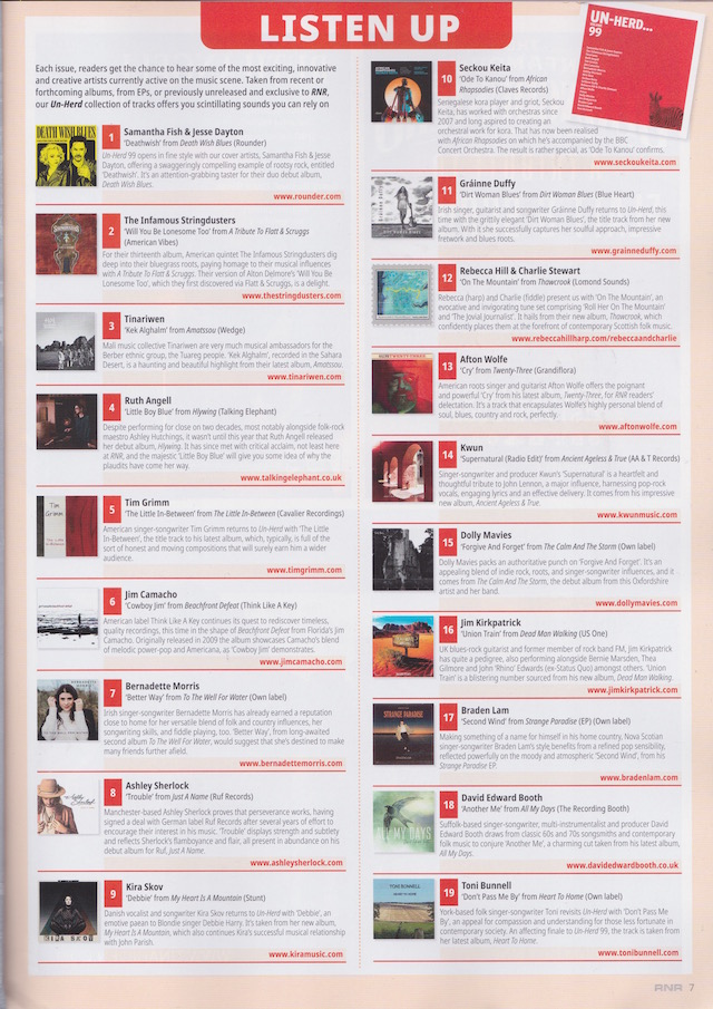 V/A feat. Samantha Fish & Jesse Dayton - Un-Herd... Volume 99 (CD, UK) V/A feat. Samantha Fish & Jesse Dayton - Un-Herd... Volume 99 (CD, UK)