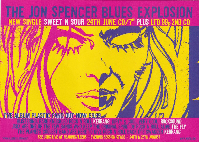 The Jon Spencer Blues Explosion - Sweet 'N' Sour (ADVERT, UK) The Jon Spencer Blues Explosion - Sweet 'N' Sour (ADVERT, UK)