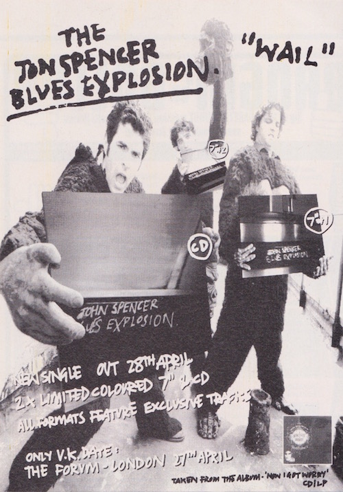 The Jon Spencer Blues Explosion - Wail (ADVERTISEMENTS, UK) The Jon Spencer Blues Explosion - Wail (ADVERTISEMENTS, UK)