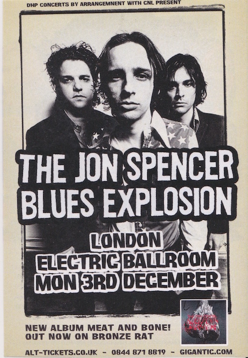 The Jon Spencer Blues Explosion - Electric Ballroom, London, UK (3 December 2012)
