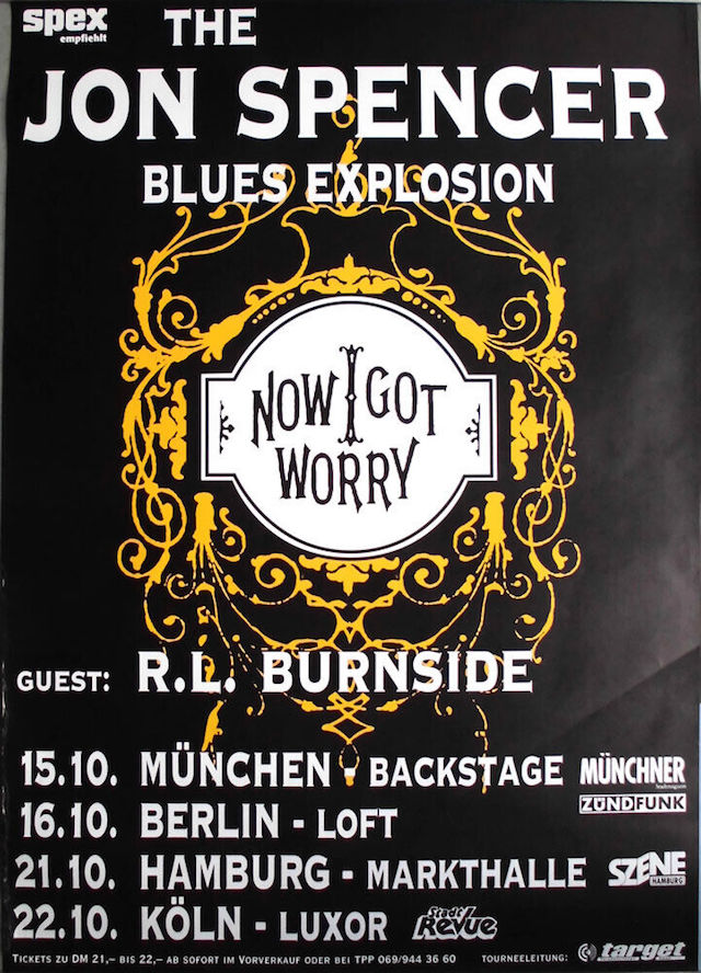 The Jon Spencer Blues Explosion – Backstage, Munchen, Germany (15 October 1996)