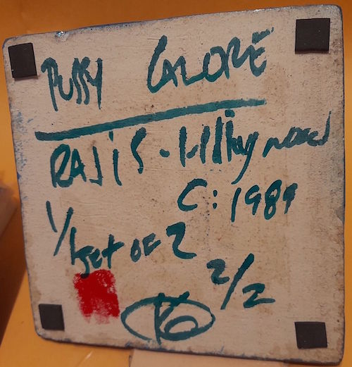 Pussy Galore – Raji’s, Los Angeles, CA, US (27 October 1988) - Rear