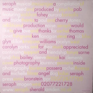V/A feat. The Jon Spencer Blues Explosion - Seraph: Musical Messenger (LP, UK) - Rear
