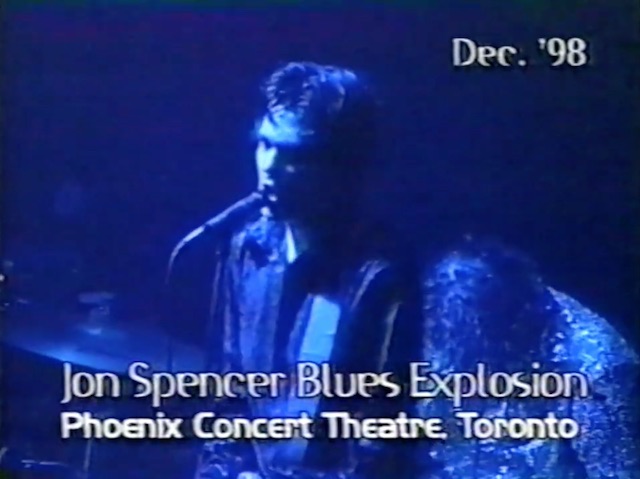 The Jon Spencer Blues Explosion - The Phoenix / Much Music, Toronto, ON, Canada (10 December 1998)