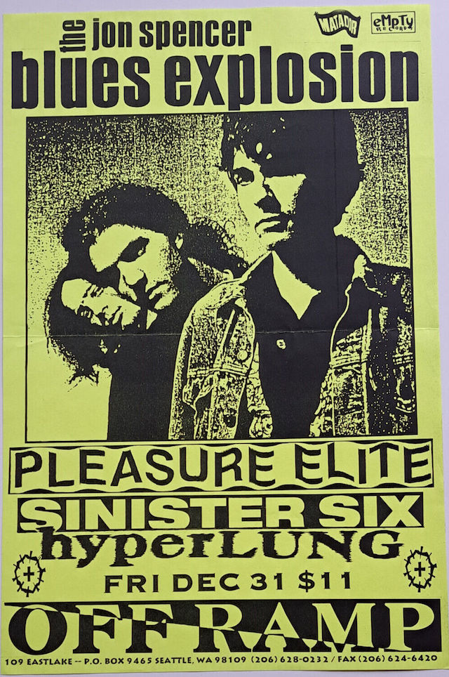 The Jon Spencer Blues Explosion - Off Ramp, Seattle, WA, US (31 December 1993)