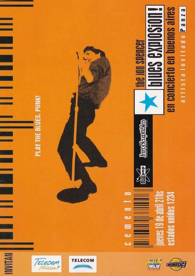 The Jon Spencer Blues Explosion - Cemento, Buenos Aires, Argentina (19 April 2001)