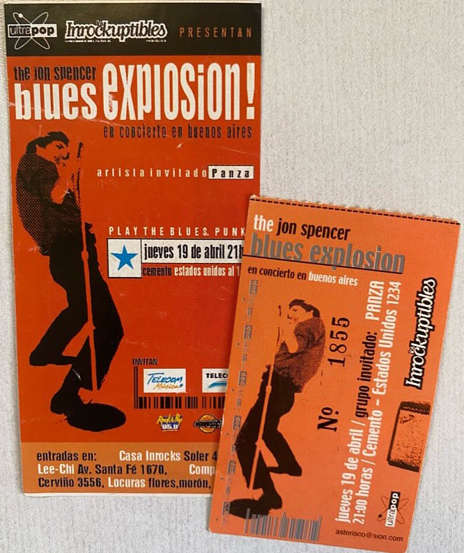 The Jon Spencer Blues Explosion - Cemento, Buenos Aires, Argentina (19 April 2001)