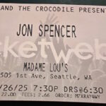 Jon Spencer - Madame Lou’s, Seattle, WA, US (26 February 2025)