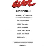 O2 Academy 2, Liverpool, UK (30 May 2026)