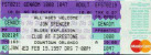 The Club @ Firestone (TICKET, US) 1997.02.19