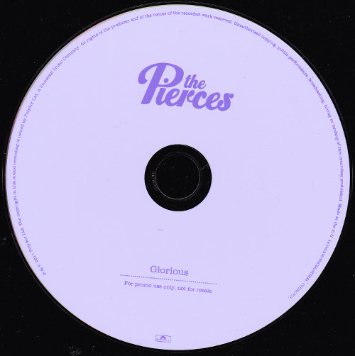 The Pierces Glorious Promo Cd Uk Pop Catastrophe Co Uk