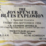 London Astoria 2, London, UK (30 September 1994)