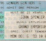 Grand Emporium, Kansas City, MO, US (6 December 1993)