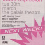 The Jon Spencer Blues Explosion - The Palais, Melbourne, Australian (30 March 1999)
