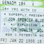 Howlin' Wolf, New Orleans, LA, US (22 January 1998)