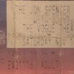 The Jon Spencer Blues Explosion - Vogue Theatre, Vancouver, BC, Canada (16 November 1996)