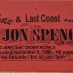 Barrymore Theater, Madison, WI, US (9 November 1996)