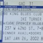 B.B. King Blues Club & Grill, New York City, NY, US (26 January 2002)