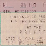 The Palace, Hollywood, California, US (1 April 1994)