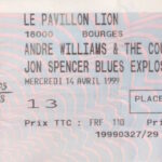 Le Pavillon Lion / Le Printemps de Bourges, Bourges, France (14 April 1999)