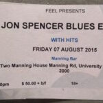 Manning Bar, University of Sydney, Sydney, Australia (7 August 2015)