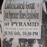 The Jon Spencer Blues Explosion – The Pyramid Club, New York City, New York, US (6 June 1991)