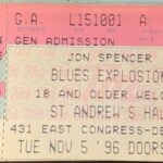 St. Andrews Hall, Detroit, MI, US (5 November 1996)